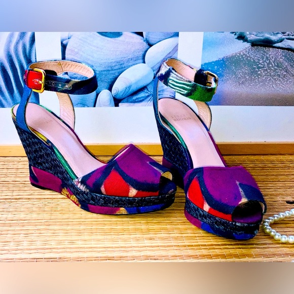 Stuart Weitzman Wedge Espadrilles - Picture 13 of 15